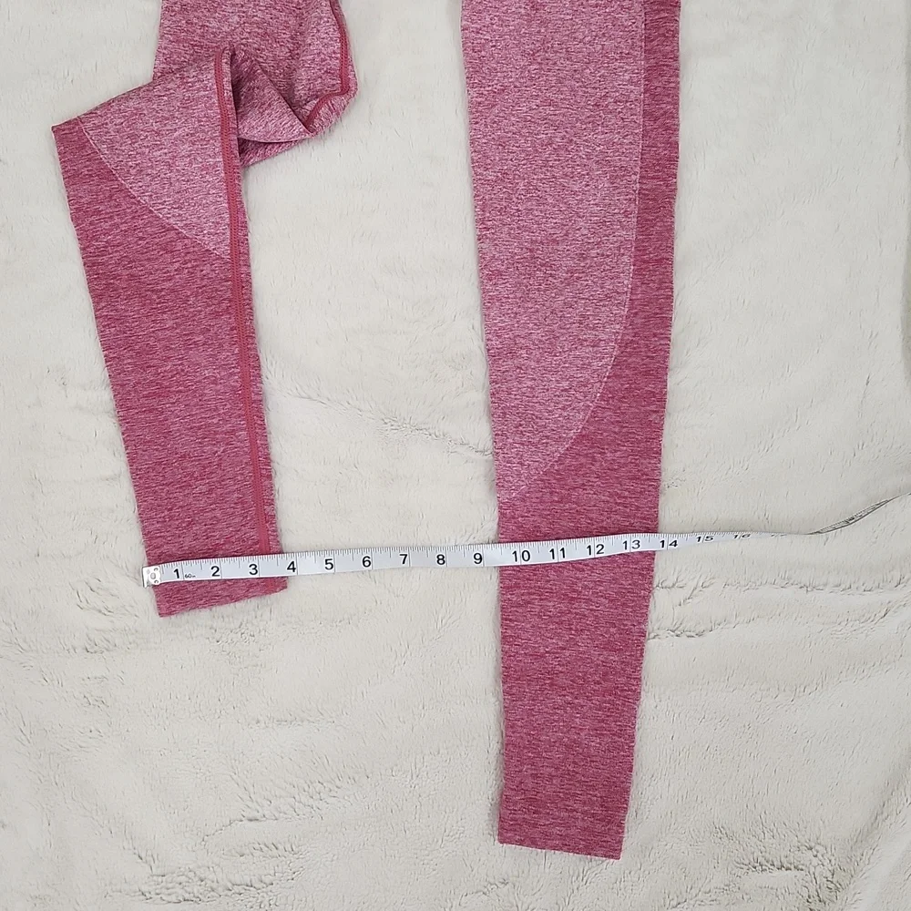 Gymshark Lift Contour Seamless Pink Berry Full-Length Leggings | Women's Size XS